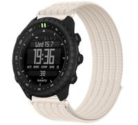 QJONSIU Bracelet Compatible avec Suunto Core 2, Sport Respirant Nylon Remplacement Strap Léger Réglable-white