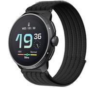 QJONSIU Bracelet Compatible avec Suunto RACE 49mm, Sport Respirant Nylon Remplacement Strap Léger Réglable-Noir