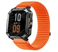 QJONSIU Bracelet Sport en Nylon Compatible avec Blackview W70 Pro, Souple Respirant Antisueur Remplacement Strap-Orange