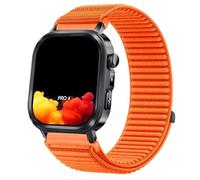 QJONSIU Bracelet Sport en Nylon Compatible avec Knauermann Pro 4 ECKIG, Souple Respirant Antisueur Remplacement Strap-Orange