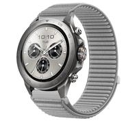 QJONSIU Bracelet Sport en Nylon Compatible avec Mibro Watch GS Explorer S, Souple Respirant Antisueur Remplacement Strap-Gris