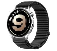QJONSIU Bracelet Sport en Nylon Compatible avec OnePlus Watch Lite, Souple Respirant Antisueur Remplacement Strap-Noir
