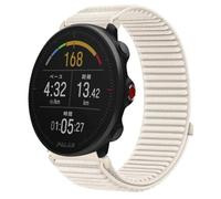 QJONSIU Bracelet Sport en Nylon Compatible avec Polar Vantage M, Souple Respirant Antisueur Remplacement Strap-White