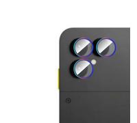 QJONSIU Caméra Arrière Protecteur Compatible avec Fairphone 6, 3 Pièces Anneau en Alliage D'aluminium, Film de Protection HD, Anti rayures-1