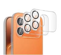 QJONSIU Caméra Arrière Protecteur Compatible avec Honor 600, 2 Pack Film de Protection HD, Anneau en Alliage D'aluminium, Anti rayures-Argent