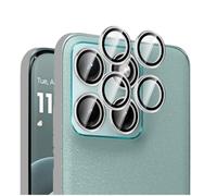 QJONSIU Caméra Arrière Protecteur Compatible avec Motorola Edge 70 Pro, Anneau en Alliage D'aluminium, Film de Protection HD, Anti rayures-Argent