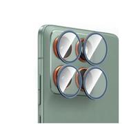 QJONSIU Caméra Arrière Protecteur Compatible avec Motorola Edge 70 Ultra, 4 Pièces Anneau en Alliage D'aluminium, Film de Protection HD, Anti rayures-Noir