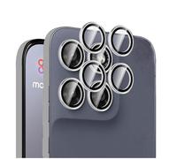 QJONSIU Caméra Arrière Protecteur Compatible avec Motorola Moto G37, Anneau en Alliage D'aluminium, Film de Protection HD, Anti rayures-Argent