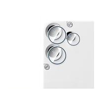 QJONSIU Caméra Arrière Protecteur Compatible avec Nothing Phone 3a Lite, 3 Pièces Anneau en Alliage D'aluminium, Film de Protection HD, Anti rayures-Argent