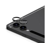 QJONSIU Caméra Arrière Protecteur pour Samsung Galaxy Tab S10 Ultra, [2 Pièces] Anneau en Alliage D'aluminium, Film de Protection HD, [Anti-rayures]-Noir