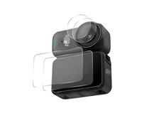 QJONSIU Compatible avec DJI OSMO Nano Film Protecteur, 2 Pack Protecteur D'écran, 2 Pack Protecteur de Caméra Arrière, Anti rayures