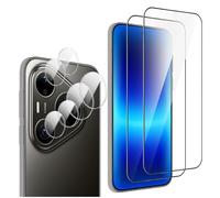 QJONSIU Compatible avec Huawei Pura 90 Pro Max Film Protecteur, 2 Pack Protecteur D'écran, 2 Pack Protecteur de Caméra Arrière, Anti rayures