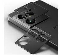 QJONSIU Compatible avec Sony Xperia 1 Viii Caméra Arrière Protecteur, 2 Pack Alliage D'aluminium Camera Lens Protecteur Film, Anti rayures-Noir