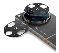 QJONSIU Compatible with Oppo Find X9 Ultra Lens Protector, 2 Pack Aluminum Alloy Metal Camera Lens Protection, Anti-Scratch-Black