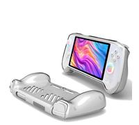 QJONSIU Coque Compatible avec Anbernic RG556/RG557, Anti-Rayures and Antichoc Protecteur Souple TPU Case-Transparent