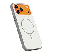 QJONSIU Coque Compatible avec Honor 600, Compatible avec MagSafe, Ultra-Fin TPU + PC Antidérapant Case-Blanc