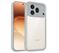QJONSIU Coque Compatible avec Honor 600 Pro, Antichoc TPU Souple & Hard PC Protecteur HD Transparente Mince Cover-White
