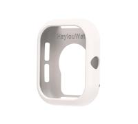 QJONSIU Coque Compatible avec Honor Choice Haylou Watch, 2 Pack Antichoc Souple Silicone Protecteur Case Anti-Rayures-Ivory White