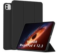 QJONSIU Coque Compatible avec Honor MagicPad 4 12.3 2026, Fonction Stand, Anti-Choc Protection, Ultra-Mince TPU Kickstand Case-Noir