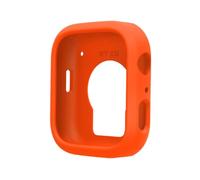 QJONSIU Coque Compatible avec Honor Watch X5i, 2 Pack Antichoc Souple Silicone Protecteur Case Anti-Rayures-Orange
