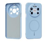 QJONSIU Coque Compatible avec Huawei Mate 80 Pro Max, Compatible avec MagSafe, Ultra-Fin Silicone Liquide Antichoc Souple Case-Bleu Ciel