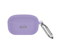 QJONSIU Coque Compatible avec JBL Endurance Race, Antichoc Robuste Souple Silicone Protection avec Mousqueton, Protection Intégrale du Corps-Mauve
