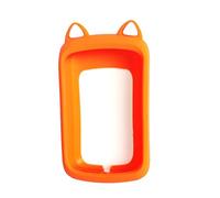QJONSIU Coque Compatible avec Magene C606, Antichoc Protection en Souple Silicone Case pour GPS Vélo Accessoires, Léger-Orange
