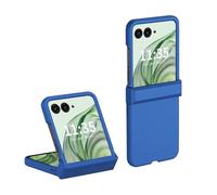 QJONSIU Coque Compatible avec Motorola Razr 60, Antichoc Coque PC Ultra-Mince, Protection des Charnières, Coque Protecteur Anti-Rayures pour Motorola Razr 60-Bleu