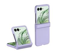 QJONSIU Coque Compatible avec Motorola Razr 60 Ultra, Antichoc Coque PC Ultra-Mince, Protection des Charnières, Coque Protecteur Anti-Rayures pour Motorola Razr 60 Ultra-Mauve