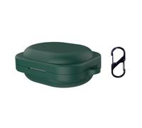 QJONSIU Coque Compatible avec Nothing Ear 3A, Souple Silicone Protection Case avec Mousqueton-Vert