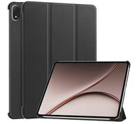 QJONSIU Coque Compatible avec Oneplus Pad 4, Stand Feature Couverture Intelligente Ultra Fine, PU et PC Protecteur Anti-Rayures-Noir