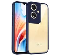 QJONSIU Coque Compatible avec Oppo A59, Antichoc TPU Souple & Hard PC Protecteur HD Transparente Mince Cover-Blue