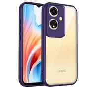 QJONSIU Coque Compatible avec Oppo A59, Antichoc TPU Souple & Hard PC Protecteur HD Transparente Mince Cover-Purple