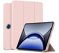 QJONSIU Coque Compatible avec Oppo Pad 3 Pro 12.1, Fonction Stand, Protection en TPU Anti-Choc, Intelligent Ultra-Mince Kickstand Case-Rose