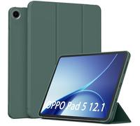 QJONSIU Coque Compatible avec Oppo Pad 5, Fonction Stand, Protection en TPU Anti-Choc, Intelligent Ultra-Mince Kickstand Case-Vert