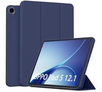 QJONSIU Coque Compatible avec Oppo Pad 5, Fonction Stand, Protection en TPU Anti-Choc, Intelligent Ultra-Mince Kickstand Case-Bleu
