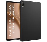 QJONSIU Coque Compatible avec Oppo Pad 5 Pro 13.2, Antichoc Ultra-Mince Souple TPU Protecteur Cover-Noir