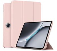 QJONSIU Coque Compatible avec Oppo Pad Neo, Fonction Stand, Protection en TPU Anti-Choc, Intelligent Ultra-Mince Kickstand Case-Rose