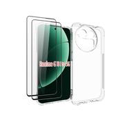 QJONSIU Coque Compatible avec Realme GT 8 Pro, Protection Airbag, Ultra-Fin Coque en TPU Souple, avec 2 Pack Protecteur D'écran