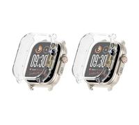 QJONSIU Coque Compatible avec Realme Watch 5 avec Protection D'écran, 2 Pack Anti-Rayures Coque de Protection en TPU Souple-Transparent