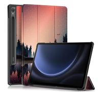 QJONSIU Coque Compatible avec Samsung Galaxy Tab S11, Stand Feature Couverture Intelligente Ultra Fine, PU et PC Étui Protecteur Anti-Rayures-1