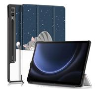 QJONSIU Coque Compatible avec Samsung Galaxy Tab S11 Ultra, Stand Feature Couverture Intelligente Ultra Fine, PU et PC Étui Protecteur Anti-Rayures-2
