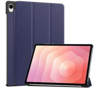 QJONSIU Coque Compatible avec Samsung Galaxy Tab S12 Plus, Stand Feature Couverture Intelligente Ultra Fine, PU et PC Protecteur Anti-Rayures-Bleu