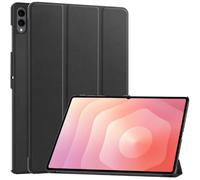 QJONSIU Coque Compatible avec Samsung Galaxy Tab S12 Ultra, Stand Feature Couverture Intelligente Ultra Fine, PU et PC Protecteur Anti-Rayures-Black