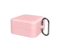 QJONSIU Coque Compatible avec Timekettle W4 Pro, Protection Coque en Silicone Souple Case avec Mousqueton-Rose