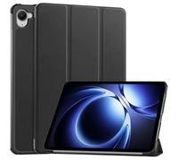 QJONSIU Coque Compatible avec Xiaomi Pad Mini, Stand Feature Couverture Intelligente Ultra Fine, PU et PC Étui Protecteur Anti-Rayures-Noir