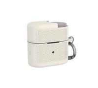 QJONSIU Coque pour Nothing CMF Clip Pro, Antichoc, Ivory White | Robuste Protection, Souple Silicone avec Mousqueton, Protection Intégrale du Corps