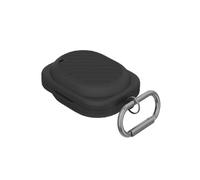 QJONSIU Coque pour Nothing Ear 3a, Antichoc, Black | Robuste Protection, Souple Silicone avec Mousqueton, Protection Intégrale du Corps