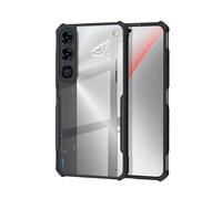 QJONSIU Coque pour ZTE nubia Neo 5 Max, Anti-rayures, Black | Protection Airbag, Hybride PC/TPU, Antidérapant, Antichoc, Dos Transparent