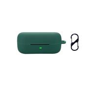 QJONSIU Étui Compatible avec Sony WF-C510, Étui en Silicone Souple, avec Clip en Forme de D, Étui de Protection pour Sony WF-C510-Vert